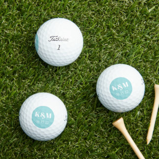 Wedding Weekend Date to Remember Golf Balls