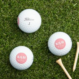 Wedding Weekend Date to Remember Golf Balls