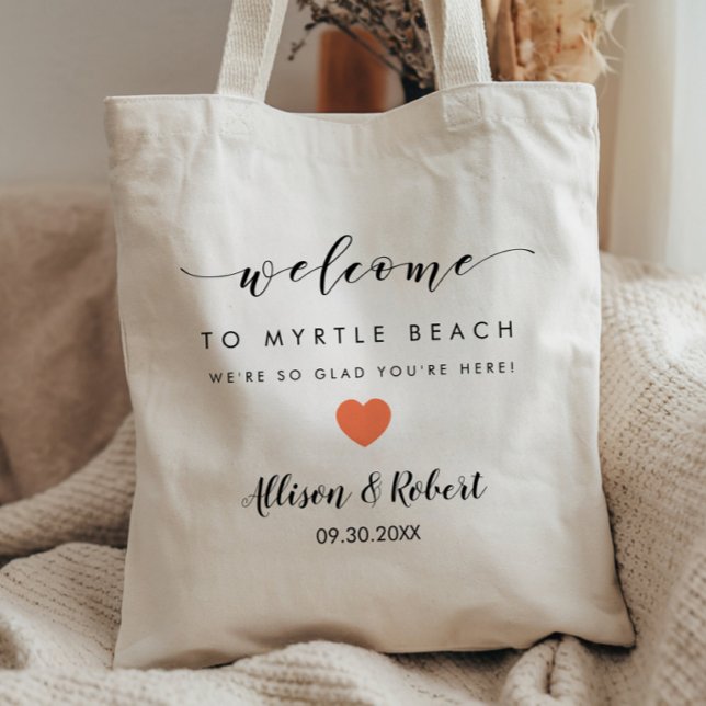 Wedding Welcome Bag for Hotel Destination, Coral (Creator Uploaded)