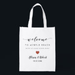 Wedding Welcome Bag for Hotel Guest, Terracotta<br><div class="desc">Fill these fun reusable bags with your favourite treats to help make your guests' stay more enjoyable.</div>