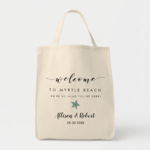 Wedding Welcome Bag with Back Itinerary, Starfish