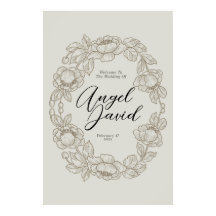 Wedding Welcome Bohemian