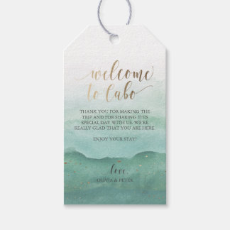 Wedding Welcome Gift Tag - Watercolor