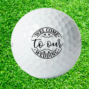 Wedding Welcome   Golf Balls