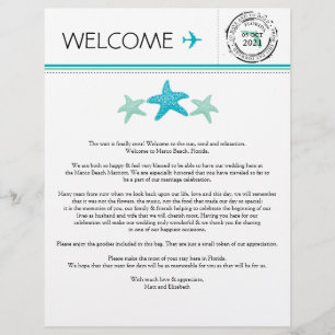 Wedding Welcome Letter for Florida