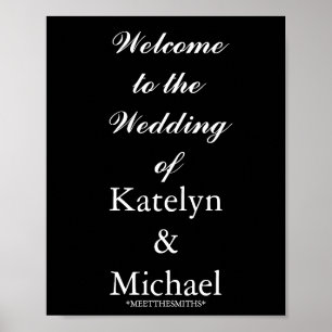 Wedding Welcome Party Sign