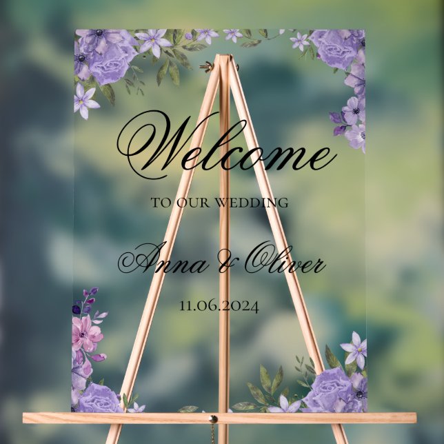 Wedding Welcome Sign (Neutral)