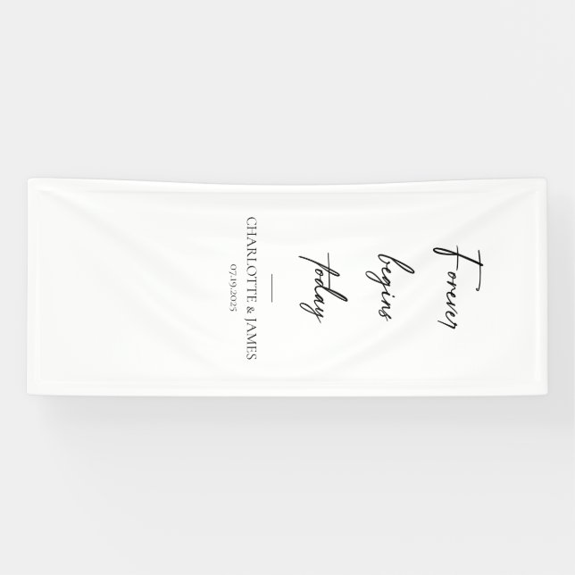 Wedding Welcome Sign, Fabric Welcome Sign  (Horizontal)