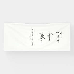 Wedding Welcome Sign, Linen Fabric Welcome Sign