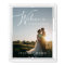Wedding Welcome Sign Poster with Photo