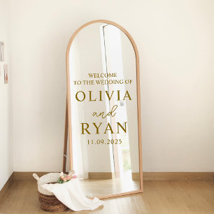 Wedding Welcome Sign Vinyl Decal, Wedding