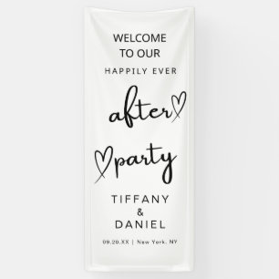 Wedding Welcome Sign, Welcome To Our Happily Ever Banner