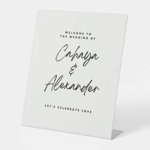 Wedding Welcome Signs Tabletop