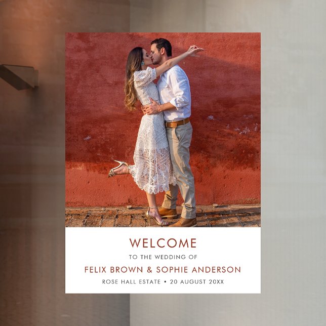 Wedding Welcome | Terracotta Burnt Orange Rust (Creator Uploaded)