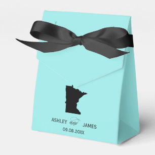 Wedding Welcome to Minnesota Favour Box State Map