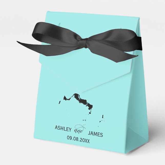Wedding Welcome to Turks and Caicos Favour Box (Front Side)