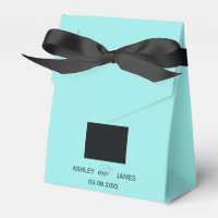 Wedding Welcome to Wyoming Favour Box w/ State Map