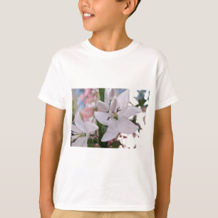 wedding white lily flowers floral flora love vines T-Shirt