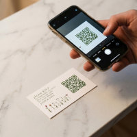 Wedding wildflowers RSVP QR Code