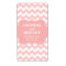 Wedding Wine Bottle Pink Chevron Pattern Favour