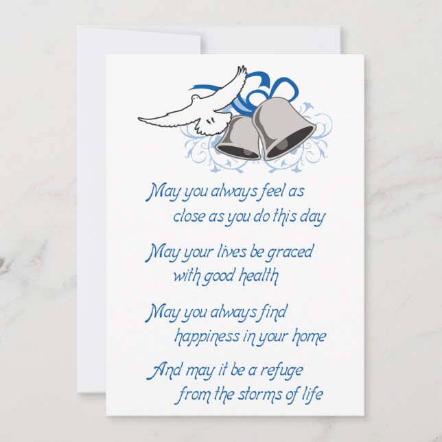Wedding Wishes Card (Front)