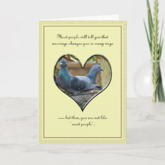 Wedding wishes card
