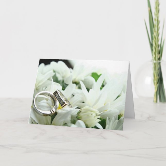 **WEDDING** WISHES FOR CHERISHED MEMORIES CARD (Front)