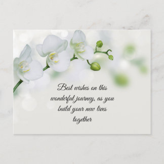 Wedding wishes postcard