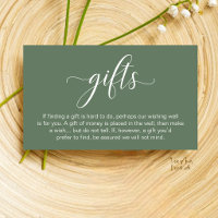 Wedding Wishing Well, Monetary Gift Registry