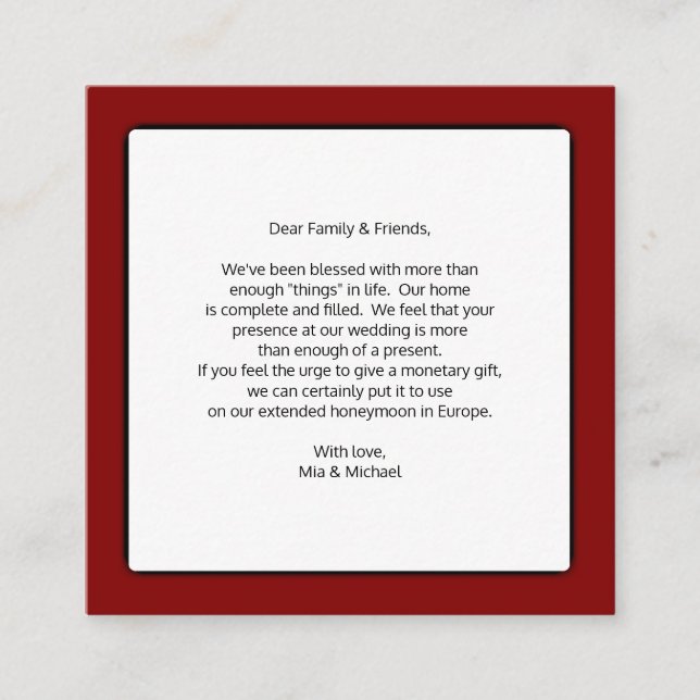 Wedding Wishing Well Money Gifts Enclosure (Front)