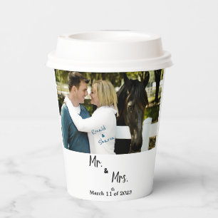 Wedding with Photo Paper Cups