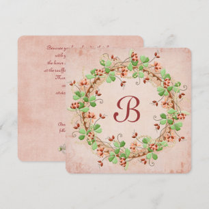 Wedding Wreath Vow Renewal Invitation