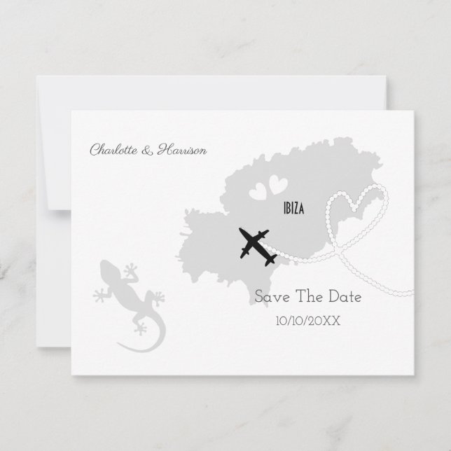 Weddings Destination Ibiza Save The Date (Front)