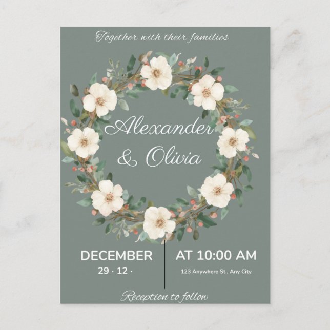 Weddings Invitations  (Front)