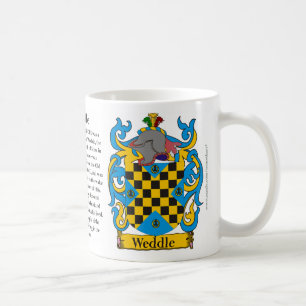 Weddle, the Origin, the Meaning and the Crest Coffee Mug
