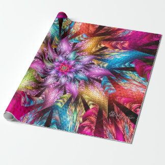 Wedge Julia Spiral Wrapping Paper