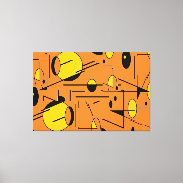 Wedge of the Atomic Monster - Ken Gauge MCM Art Canvas Print (Front)