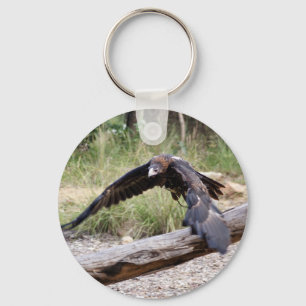 Wedge Tail Eagle Flying Key Ring