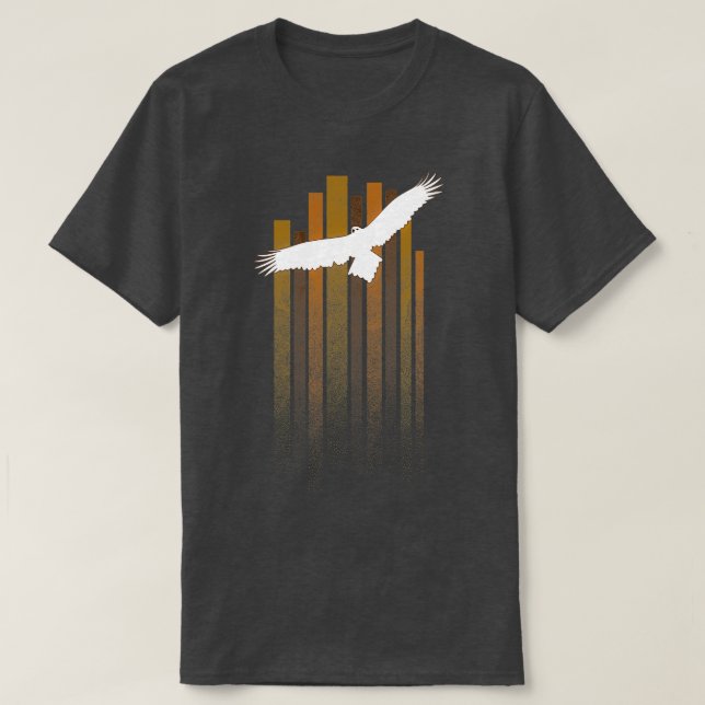 Wedge Tail Eagle white T-Shirt (Design Front)