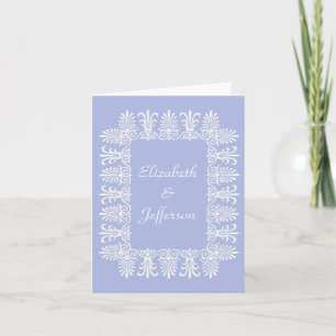 Wedgewood Blue 1 Customisable Note Card