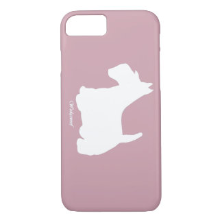 Wedgewoof Scottish Terrier Pink Case-Mate iPhone Case
