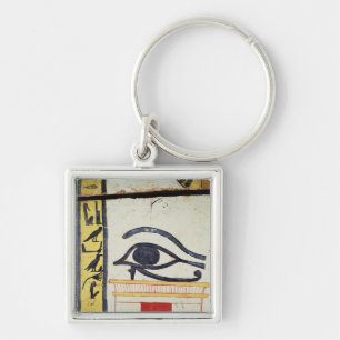 Wedjat Eye, detail from the sarcophagus cover of t Key Ring