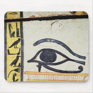 Wedjat Eye, detail from the sarcophagus cover of t Mouse Pad