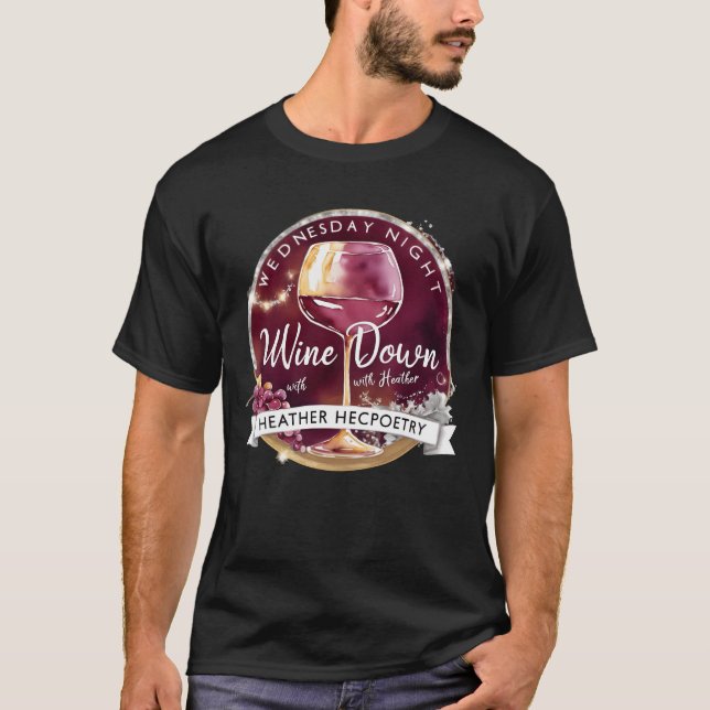 Wednesday Night Wine Down boy T-Shirt (Front)