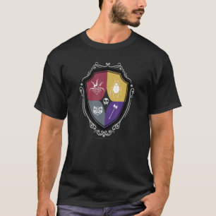 Wednesday Quad Crest Shield T-Shirt