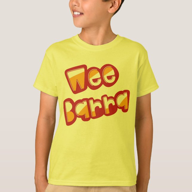 Wee Barra, Scottish Dialect, Scotland T-Shirt (Front)