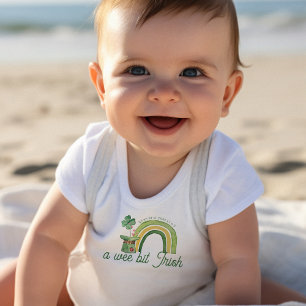 Wee Bit Irish   1st St. Patrick's Day Baby Bodysuit