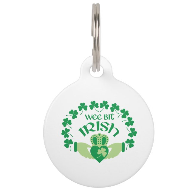 Wee Bit Irish Pet Tag (Front)