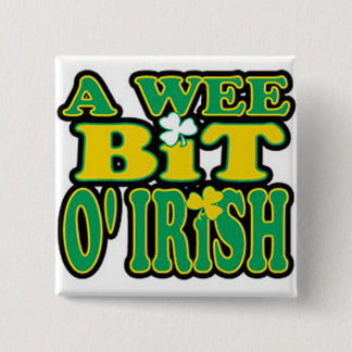 Wee bit O'Irish button