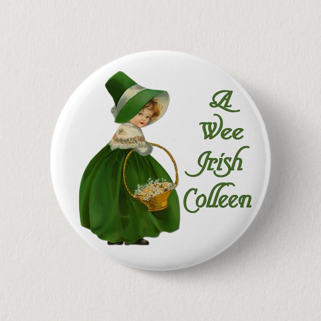 Wee Colleen 6 Cm Round Badge (Front)